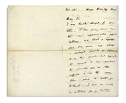 Charles Darwin Autograph Letter Signed With His Full Name, ''Charles R. Darwin'' in 1861 -- ''...I am sorry to hear that you have been suffering from so painful a disorder as erysipelas...''